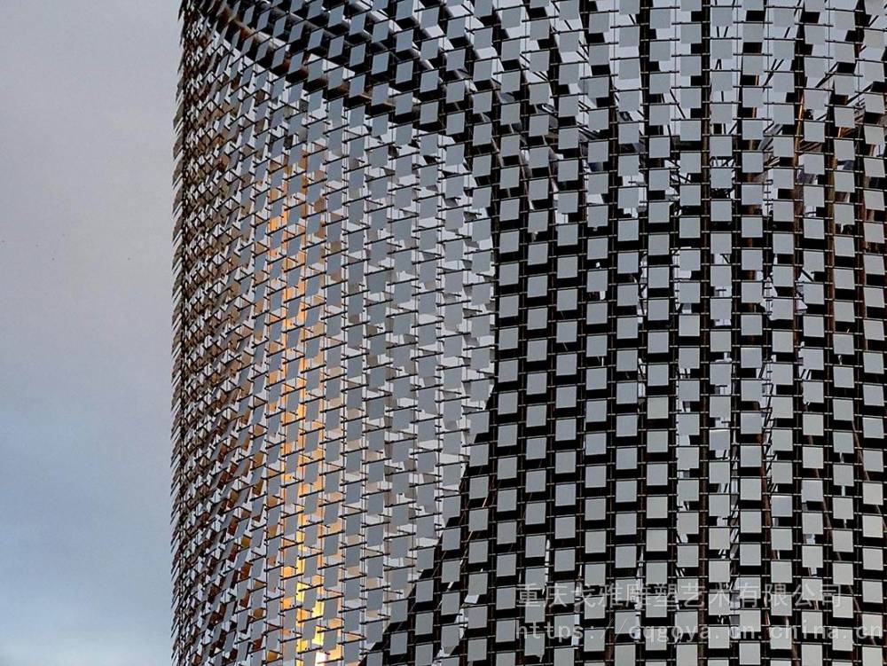 咸宁风动墙设计深化图纸漆面风动幕墙图片