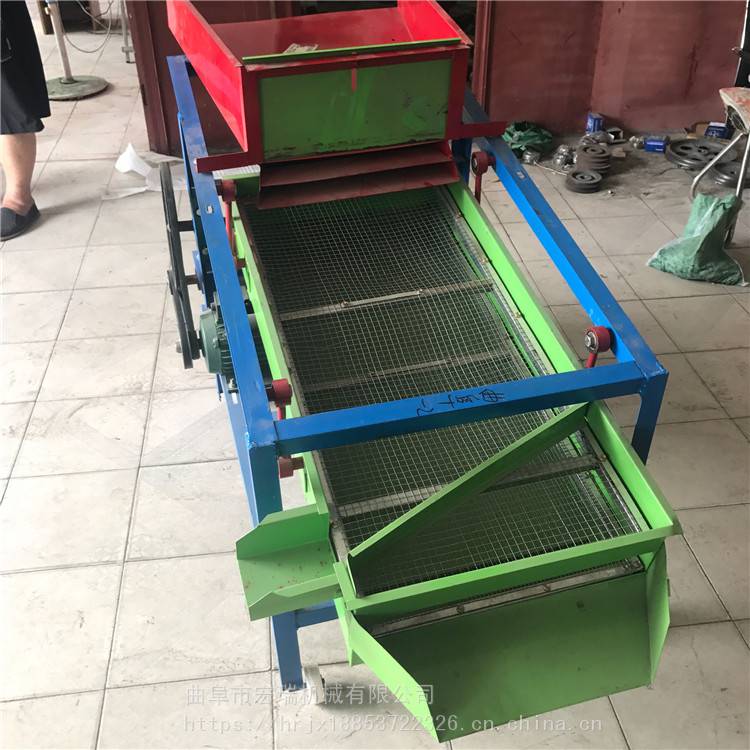 开封金属颗粒塑料振动筛机双层黄豆筛杂机 