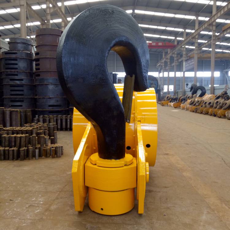 行车重级吊钩总成20t铸钢滑轮吊钩全封闭单钩吊钩