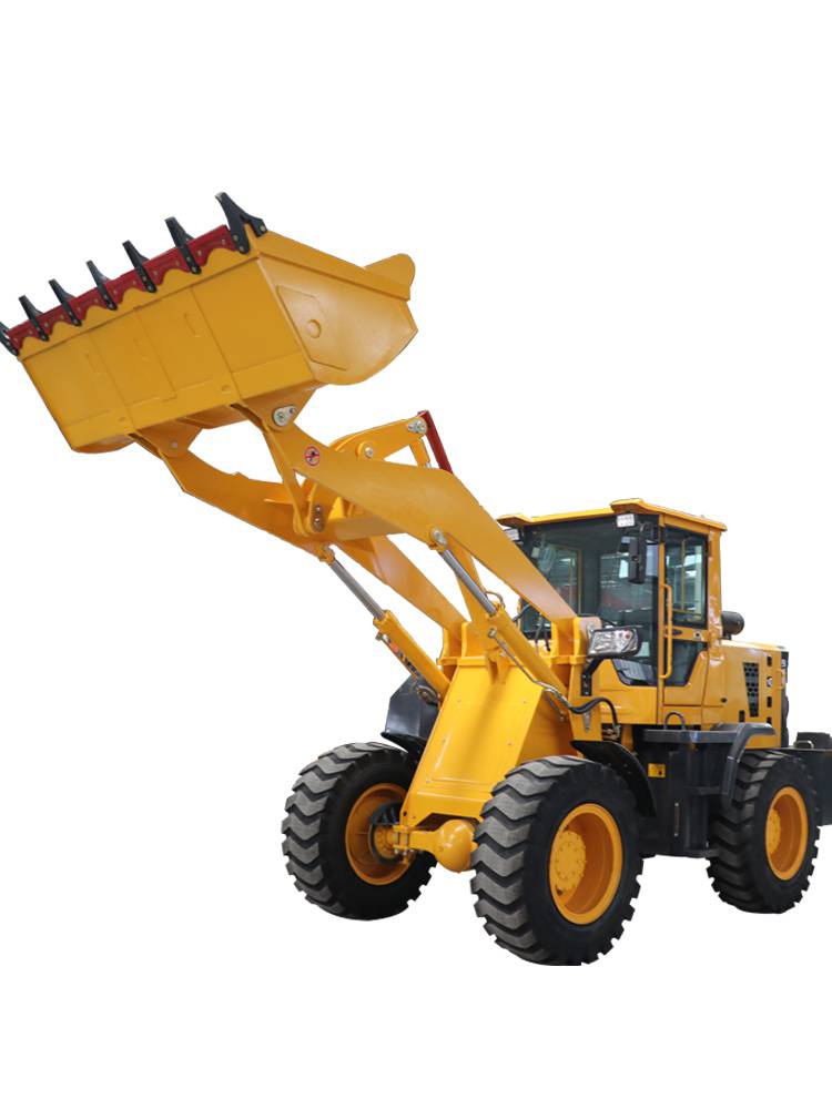 隆恒四驱多功能电动装载机建筑工程30小型铲沙机