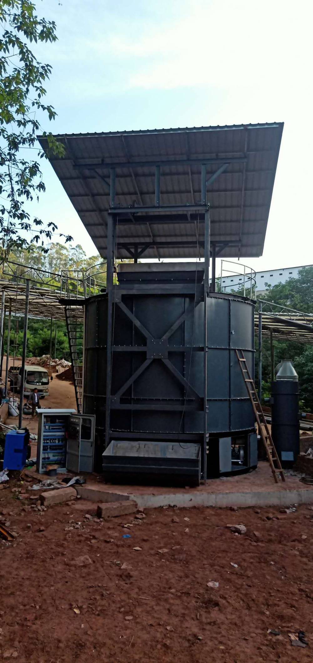 大柯立式有机肥发酵罐立式污泥发酵罐小型发酵罐支持定制