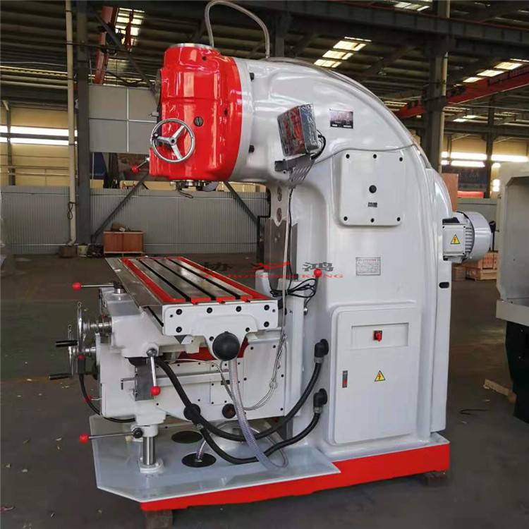 普通铣床x5032立式铣床立式升降台铣床重型立铣大弯脖北一机型