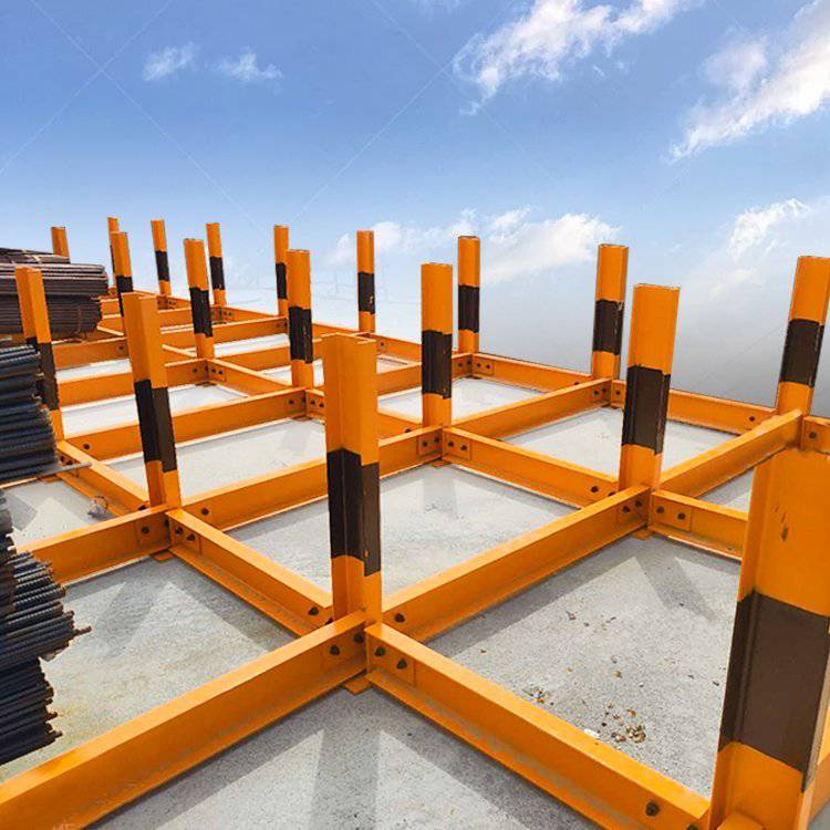 【安装便捷工字钢材料堆放架,钢筋摆放架,组装式钢筋堆放架,***】江苏