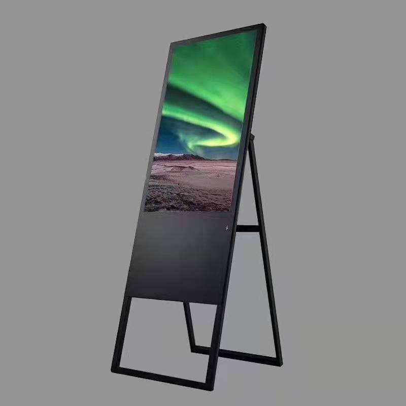 落地广告机电子水牌液晶屏324350寸网络播放立式广告海报显示屏