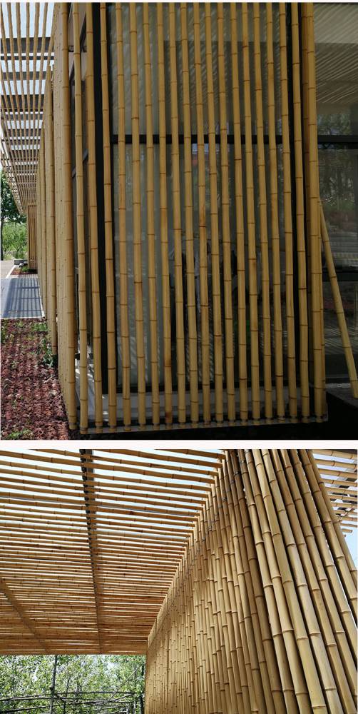 黄石西塞山竹篱笆绿化带花园栏杆木栅栏pvc护栏伸缩碳化木护栏正万