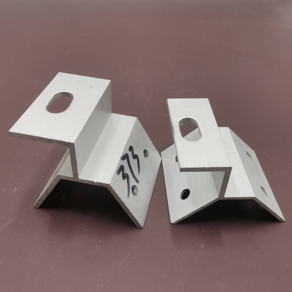 彩钢瓦梯形夹具 角驰屋面中夹具 屋面光伏夹