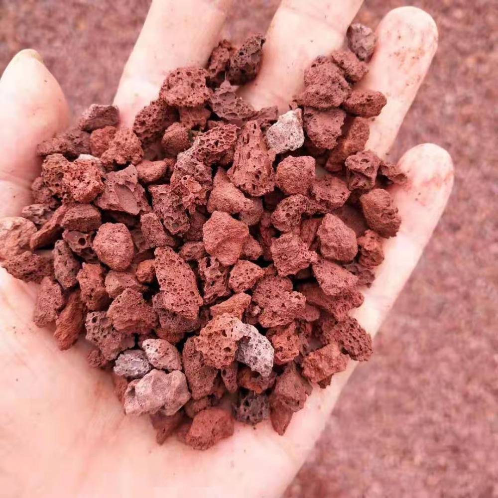 万运火山石价格火山岩板火山滤料中