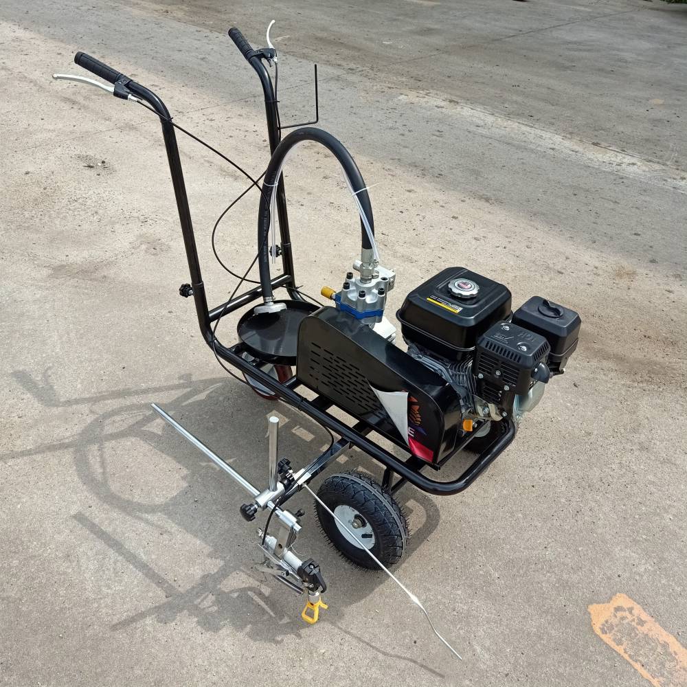 马路公路划线机乡村道路划线机手持式喷涂划线机