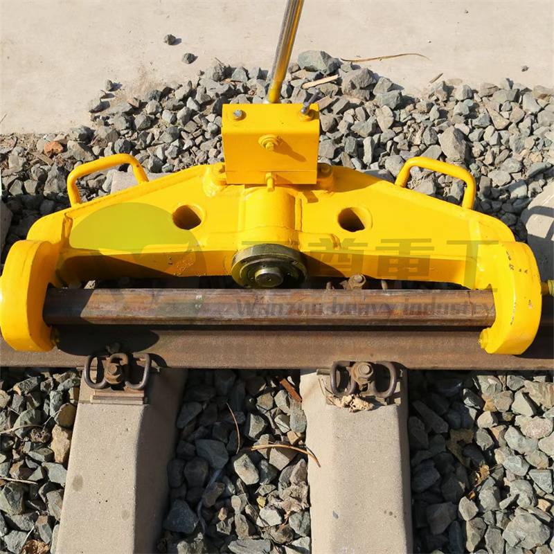 万尊钢轨水平调直机yzg800型液压直轨器防撞尖轨直轨机轨道