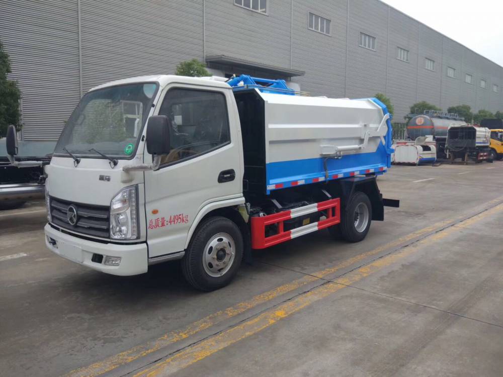 汽油全封闭挂桶式垃圾车全封闭挂桶式垃圾车多少钱一辆