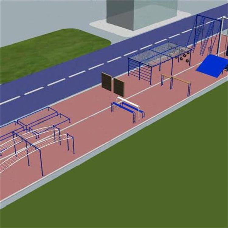 吕梁军校障碍器材 弧形肋木 软链网独木桥