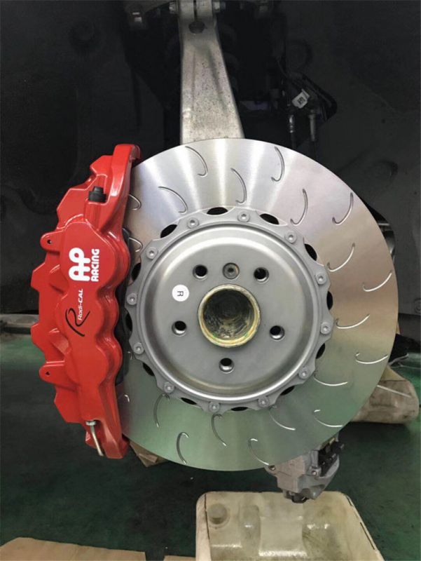 带二维码ap8520大六活塞刹车分泵宝马5系搭配ecfront高碳刹车盘