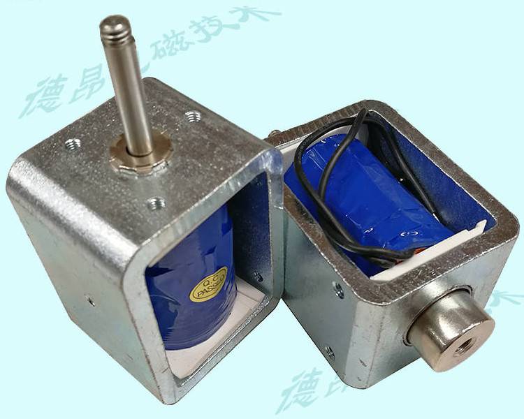 100牛推拉式电磁铁方框型大推力电磁铁