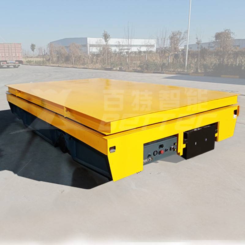 大型平移车电动运料平车重载底盘电动台车百特智能