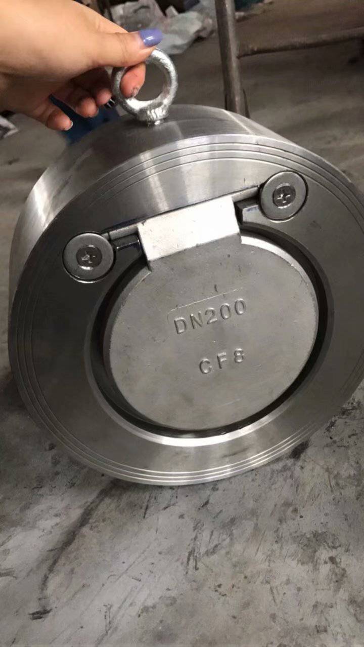 双相钢对夹止回阀h74w40p薄型止回阀对夹板式止回阀2205图片