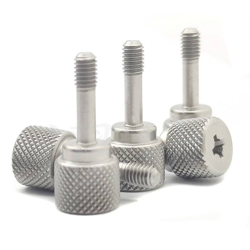 gb835gb834gb839国标标准螺丝不锈钢高头滚花螺钉网纹平头螺丝钉