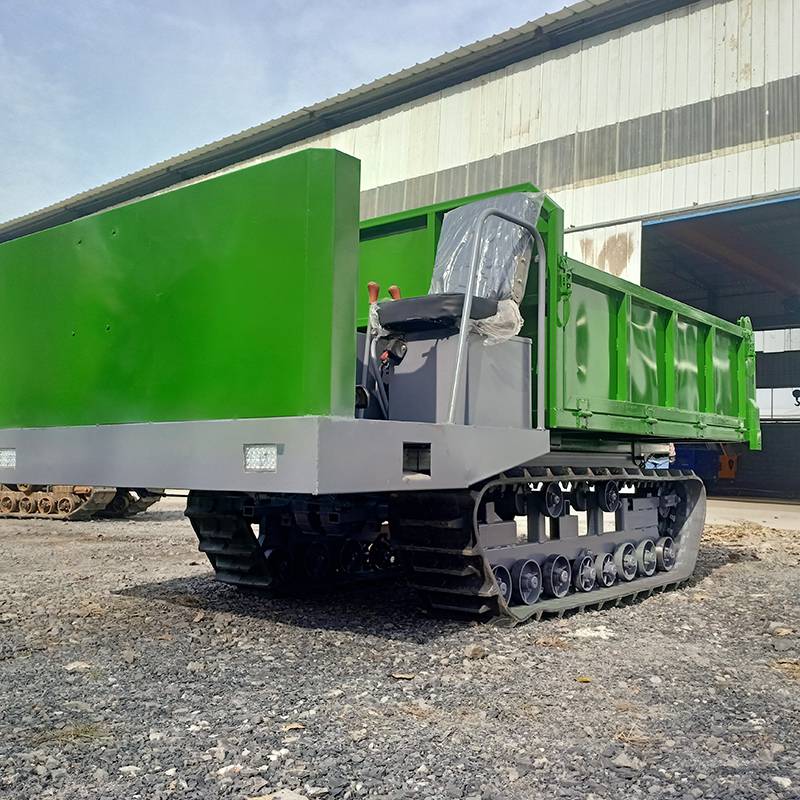 山地水田履带运输车厂家小型履带载货车久恒农用果园履带翻斗车