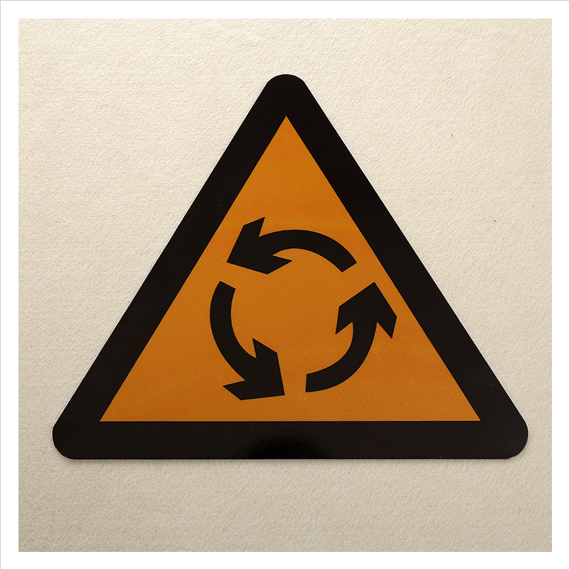 广州壹路通25mm厚反光指示牌十字路口抗冲击圆牌报价