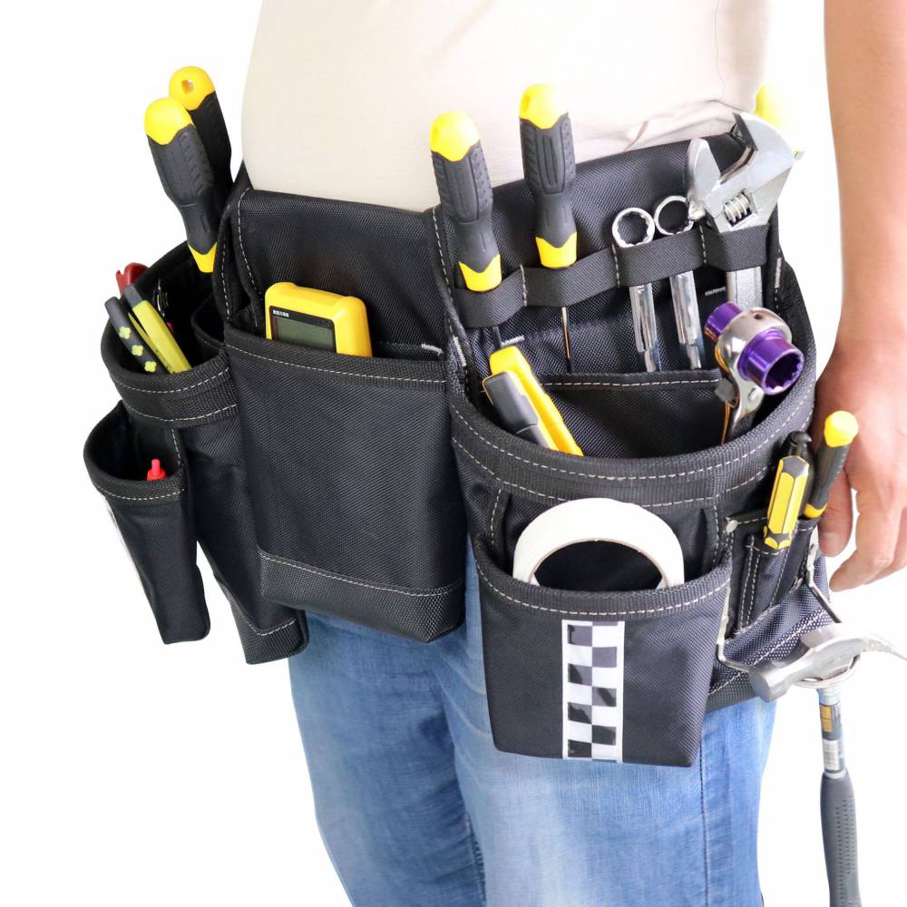 多功能电工工具腰包加厚牛津布维修收纳包木工五金汽修组合工具包