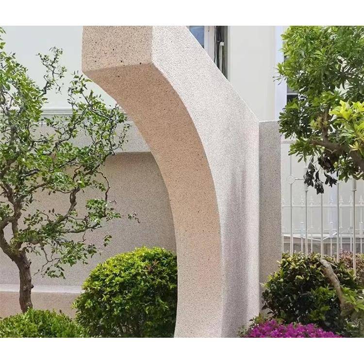 老建筑翻新水洗石墙面更新设计施工水刷石路面包工包料