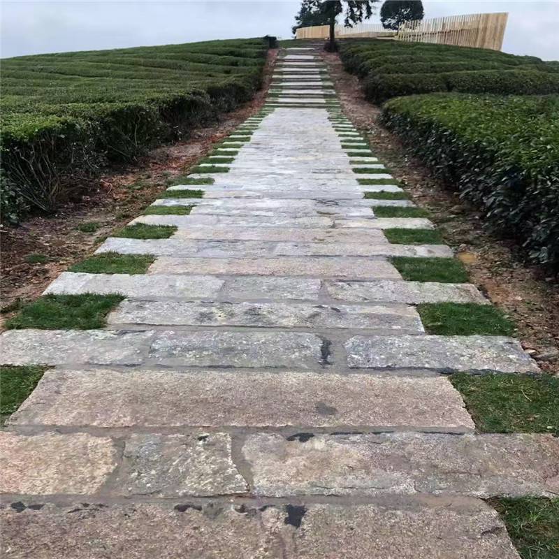 手凿面块石垒墙石自然面砌墙石粗糙面花岗岩干砌石