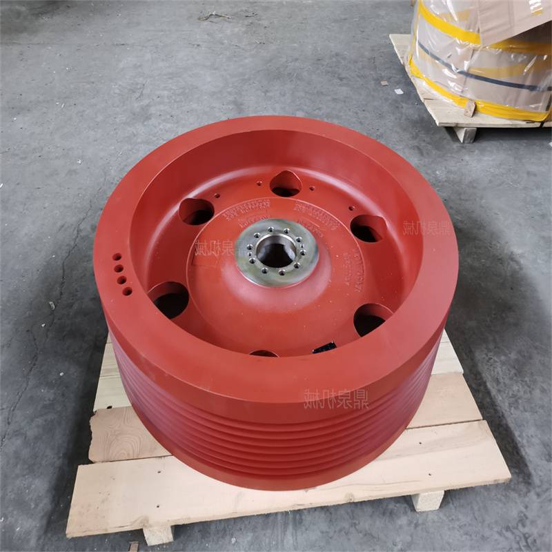 三角带皮带轮表面光滑曲轴皮带轮直孔皮带轮定做加工