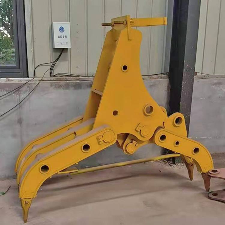 悍博液压抓木机固定式抓钢机液压旋转抓木器