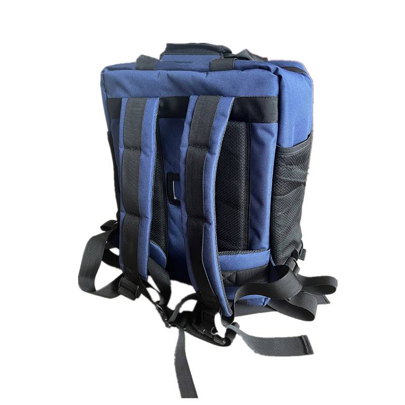 野外生存急救包蓝色消防救援包火场逃生救灾包大容量登山运动背包