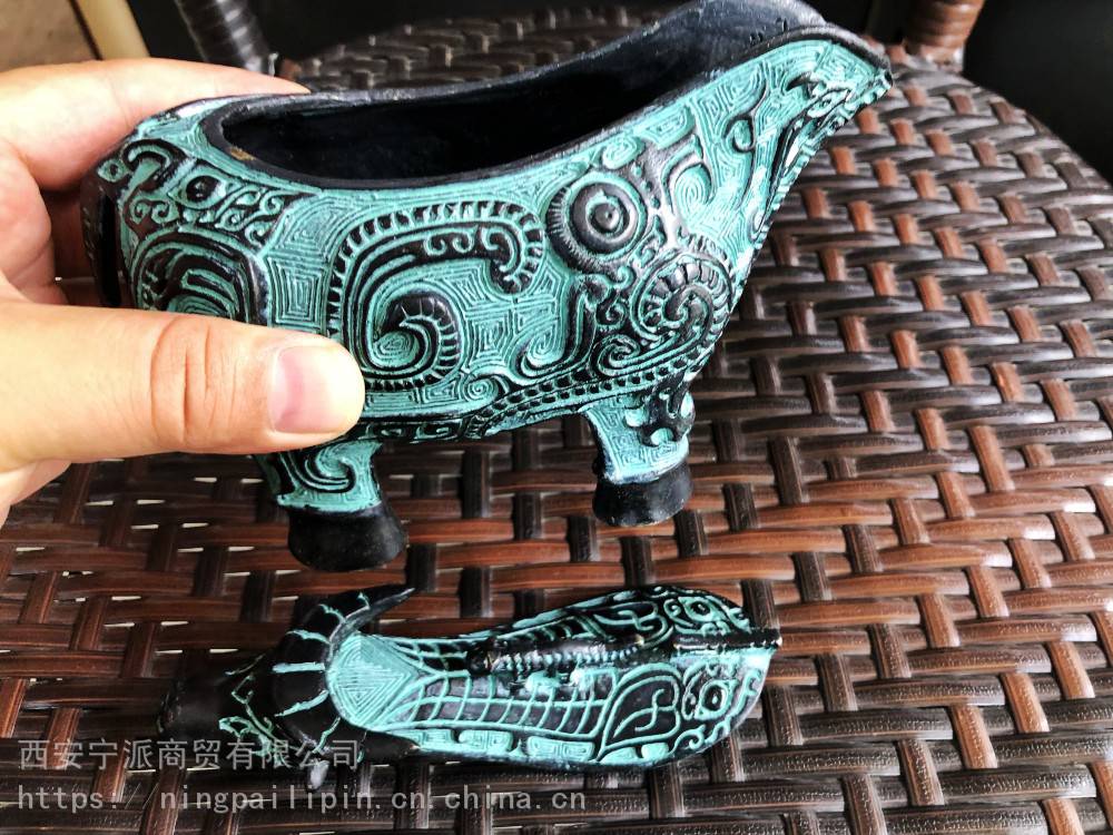 西安纯铜四羊方尊摆件仿古青铜羊尊工艺品- 供应商网