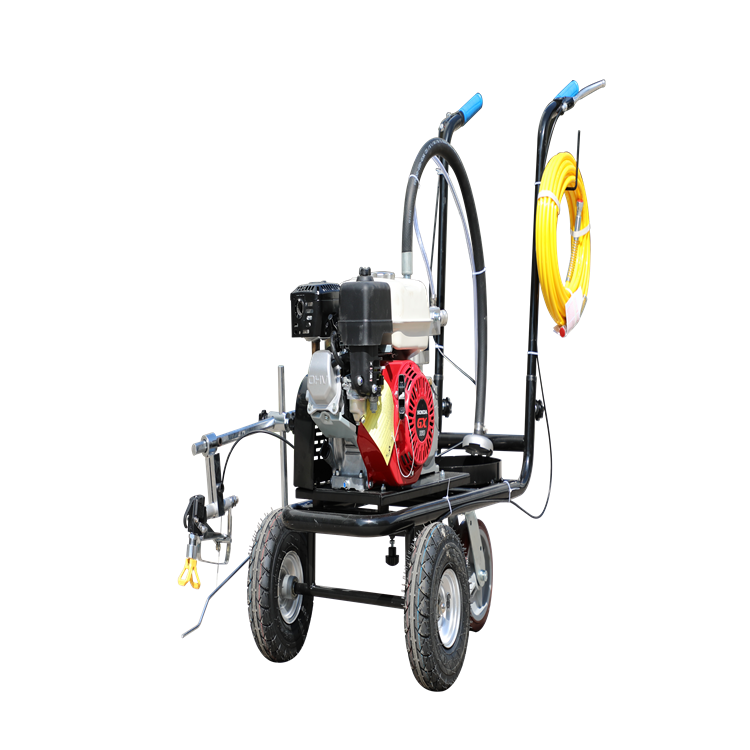 雄安新区小区道路标线划线机混凝土路面水线车