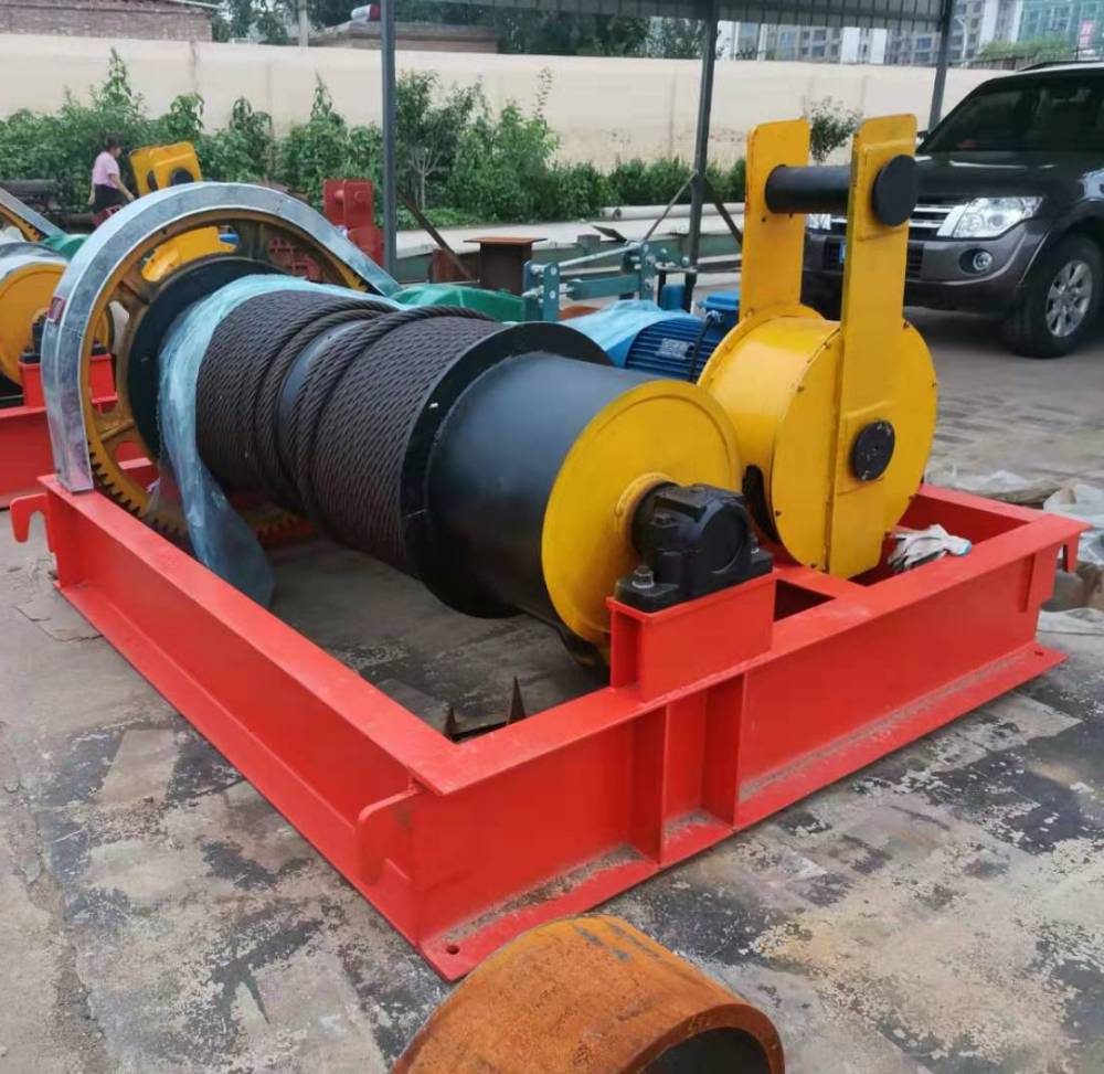 海鹰卷扬机封闭式卷扬启闭机定制户外型防尘水利闸门启闭机大承载力