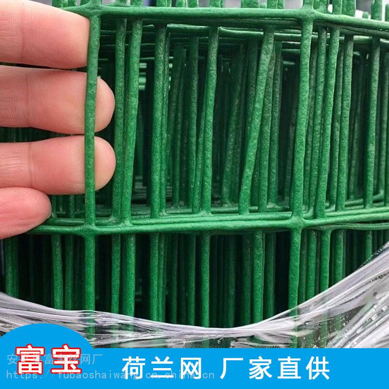 批发定制 pvc涂塑荷兰网 果园铁丝网围栏 塑料格栅