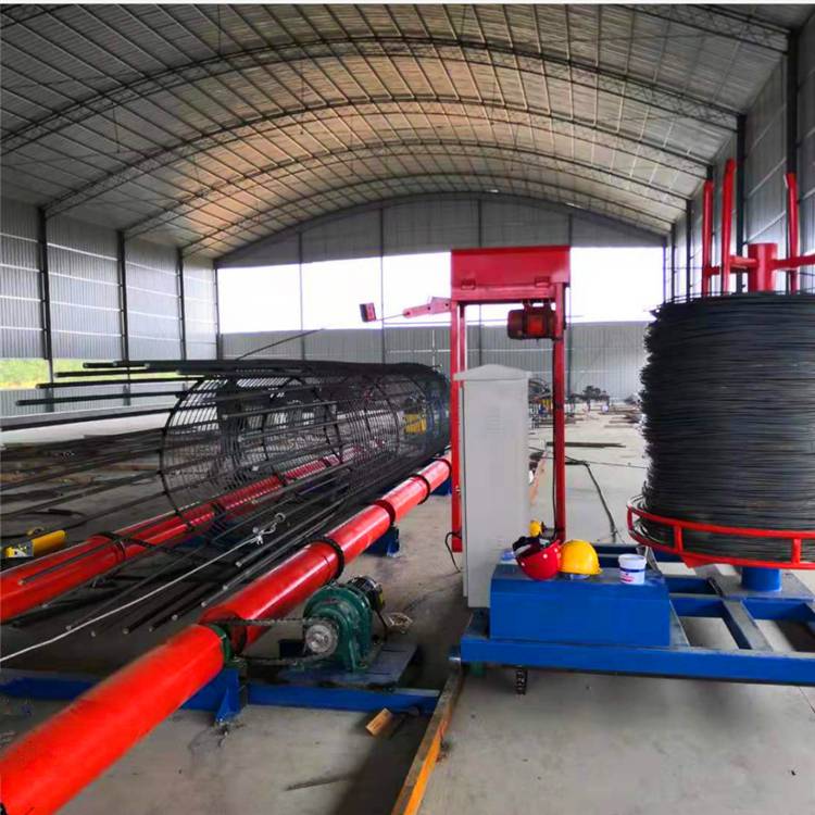 宿迁泗阳钢筋笼地滚机一套价格钢筋笼地滚机滚筒有包箍保护更