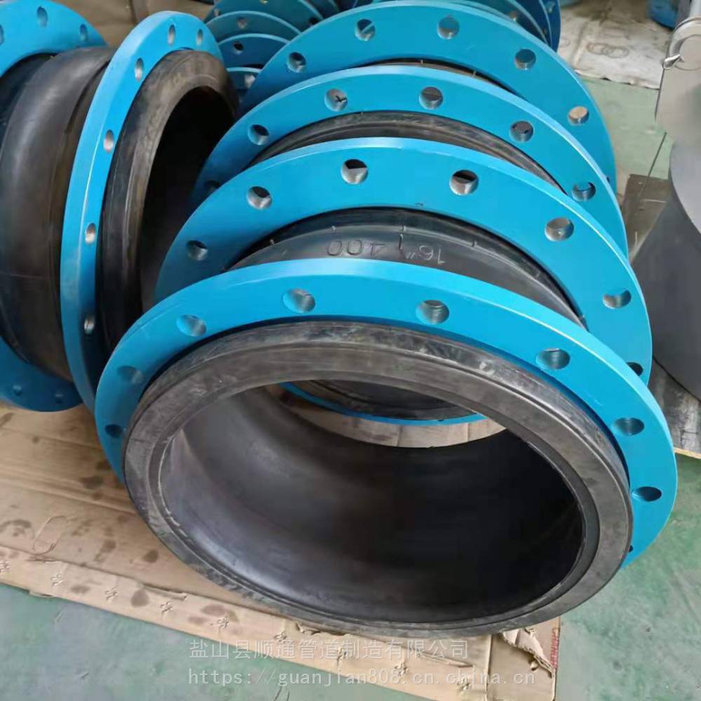 运城消防水池柔性橡胶软接头dn350pn16单球体橡胶软接头批发图片