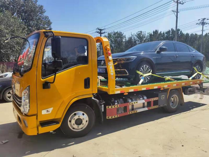 高速救援清障车一拖二清障车威正伸缩板清障车