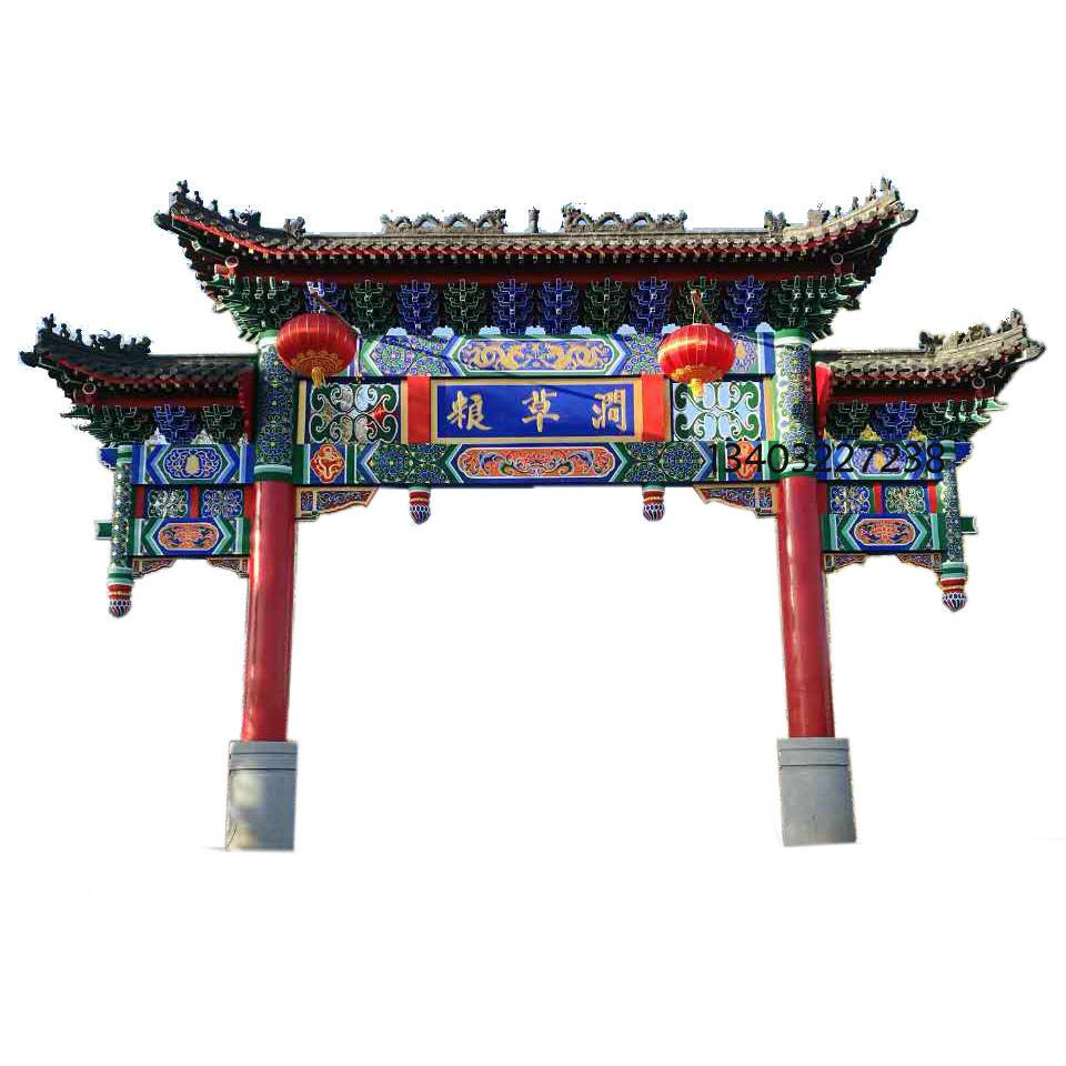 滨州承接中式牌楼门楼牌坊厂家牌楼