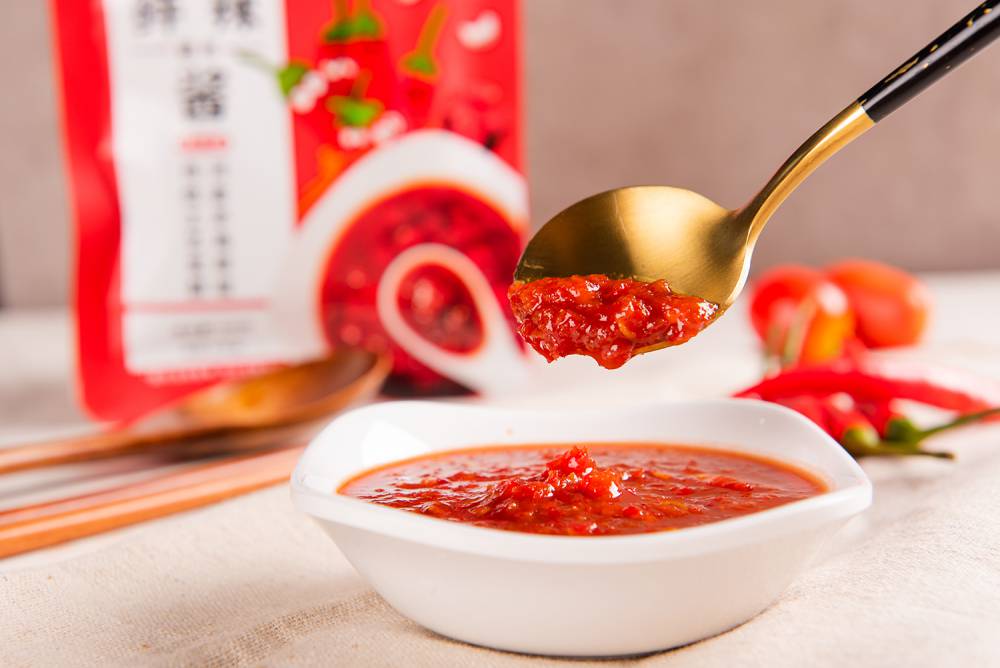 鲜辣酱今美传统工艺研磨内蒙特色羊角椒鲜香可口麻辣鲜香下饭小肥羊