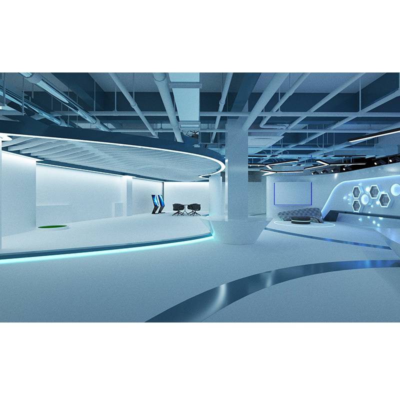 展厅平面设计-数字国企文化展厅-3D展厅施工