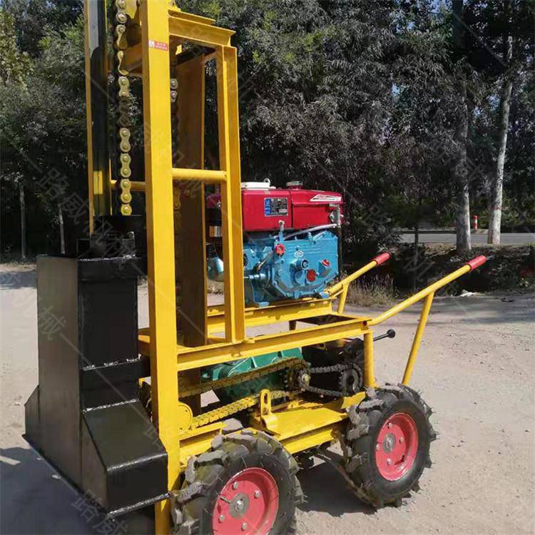 地基路面夯实机农田夯土砸夯机建筑用打夯机