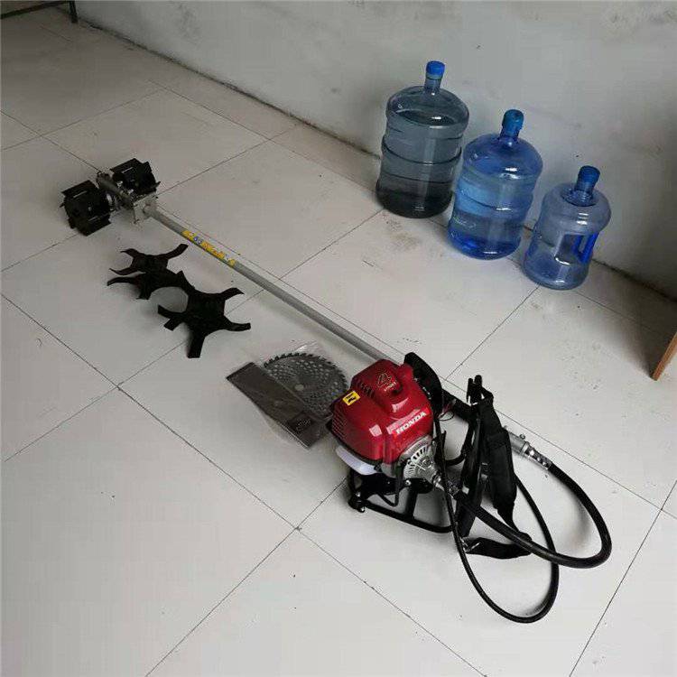 轻便背负式除草机小型汽油割草机家用菜园松土机图片