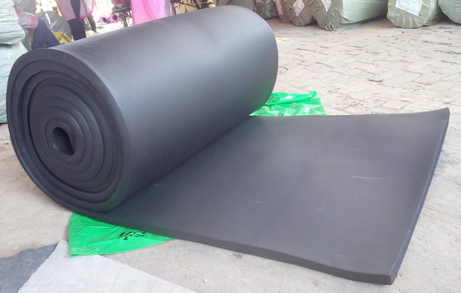 中央空调设备保温棉橡塑板橡塑卷毡