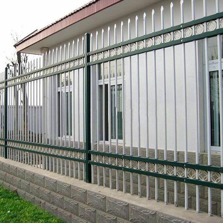 农村庭院新型护栏 铁艺喷塑围栏 锌钢围墙防护栏 支持定做
