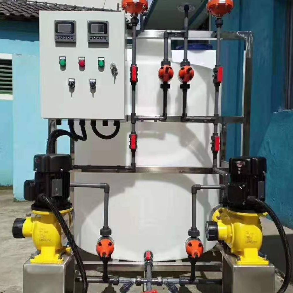 浙江全自动加药装置pe防腐桶带搅拌机