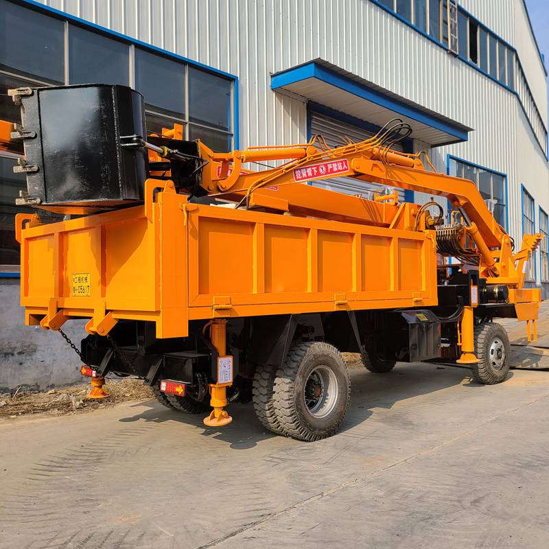 厂家直供吊挖一体机5吨四不像挖吊一体车新型挖墓坑下葬一体车