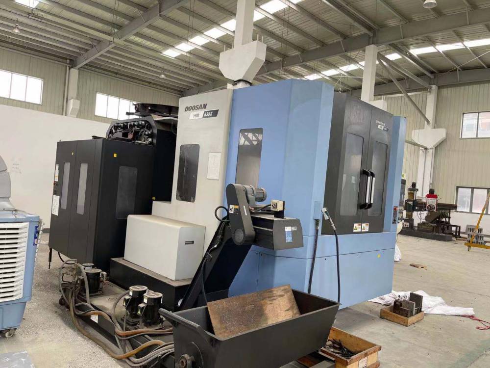 二手卧加斗山卧式加工中心工作台630630mm九成新