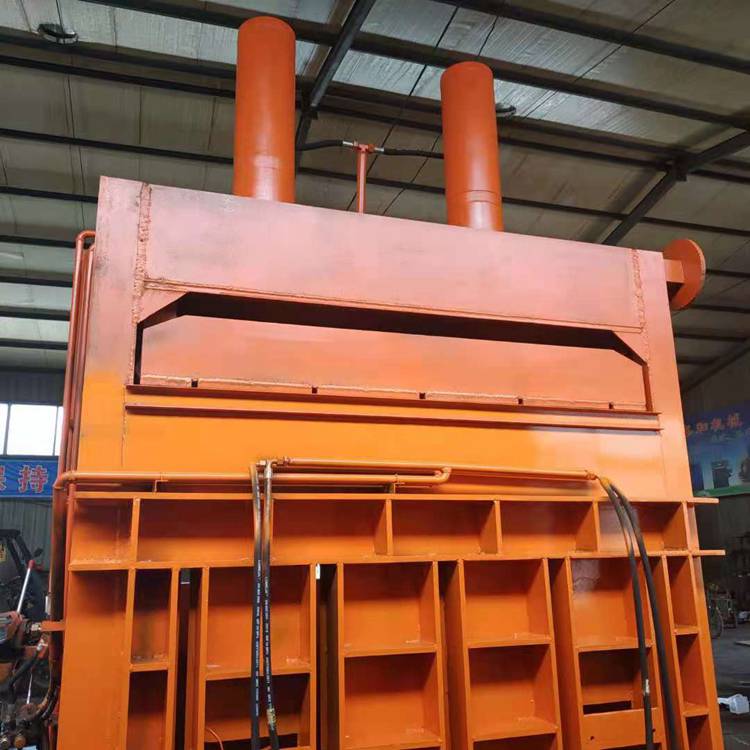 亿达10吨立式液压打包机塑料边角料编织袋压块机