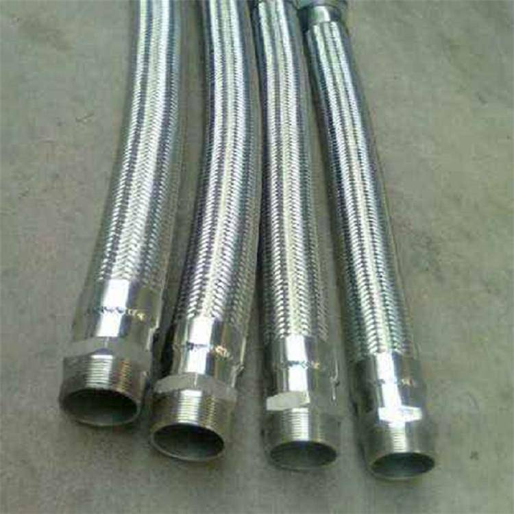 益茂生产厂家 包塑金属软管 201不锈钢 法兰不锈钢软管