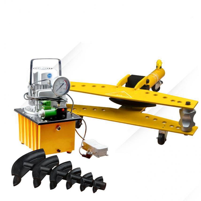 4寸电动液压弯管机 分体式液压弯管机 圆管打弯机