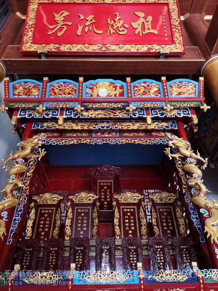 红花梨木雕雕刻佛龛寺院佛龛订购红木佛龛