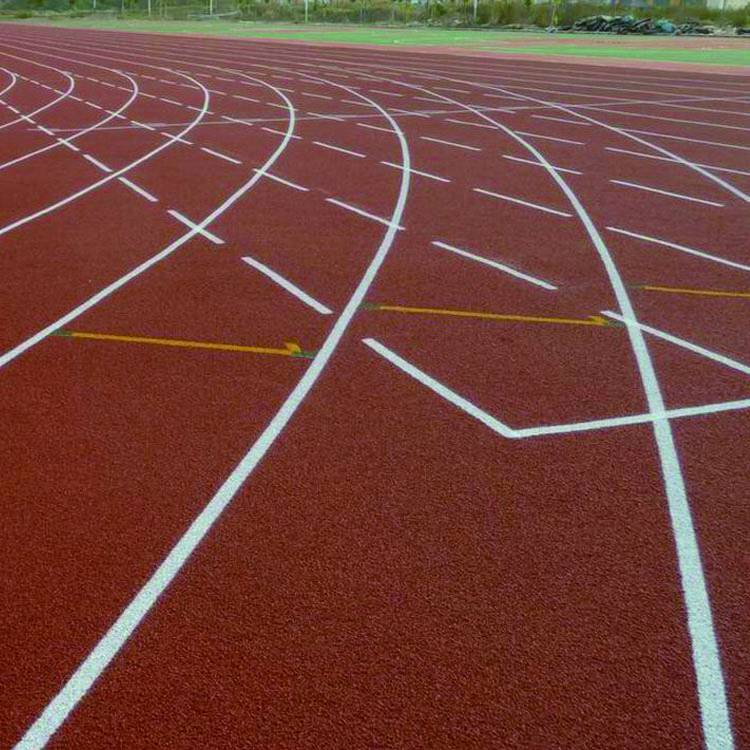 衡东区学校标准跑道施工田径场400米标准塑胶跑道透气型塑胶跑
